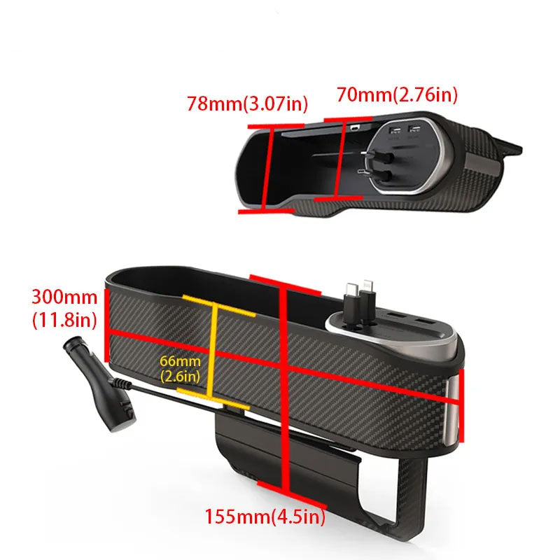 CAR-GAP ORGANIZER & CHARGER