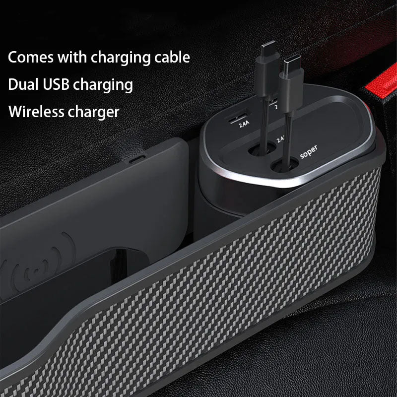 CAR-GAP ORGANIZER & CHARGER