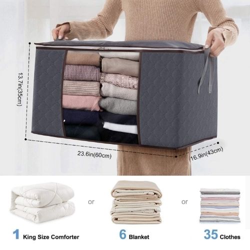 CLOTHING STORAGE BINS (SET OF 3)
