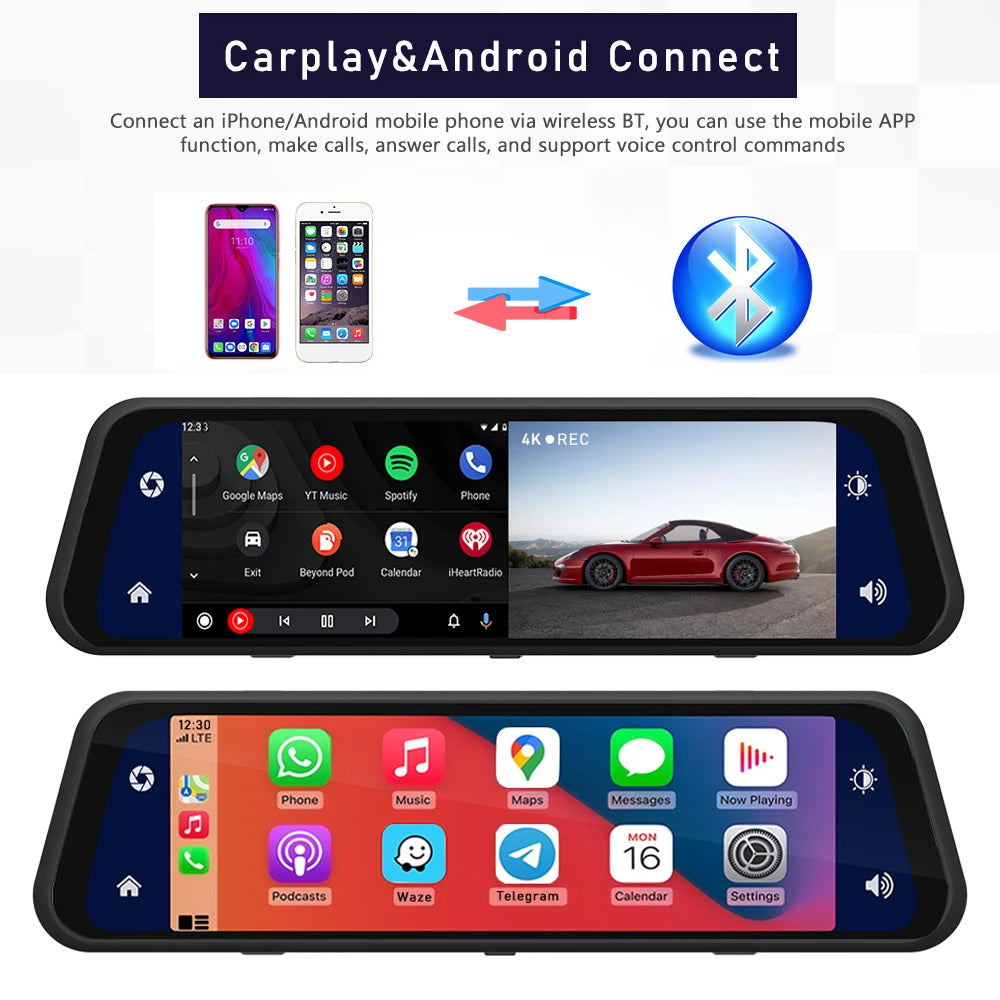 DASH CAM REAR VIEW MIRROR