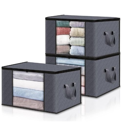 CLOTHING STORAGE BINS (SET OF 3)